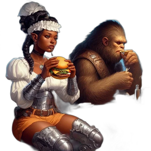 food, concept art, fantasy art, pixel art transparent PNG cut-out