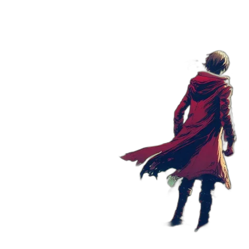 jacket, weapon, sword, staff transparent PNG cut-out