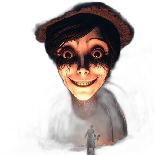 face, mask, creature, hat transparent PNG cut-out
