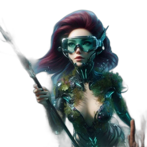 staff, fantasy art, concept art, comic book art transparent PNG cut-out