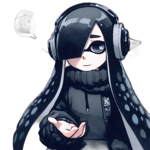 mask, staff, creature, jacket transparent PNG cut-out