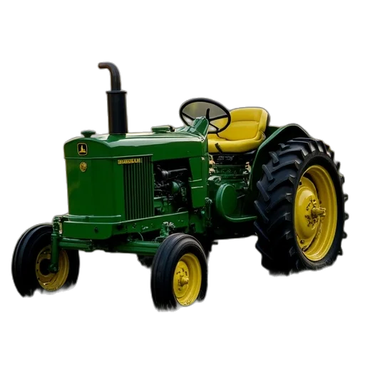 photorealistic, john, deere, tractor transparent PNG cut-out