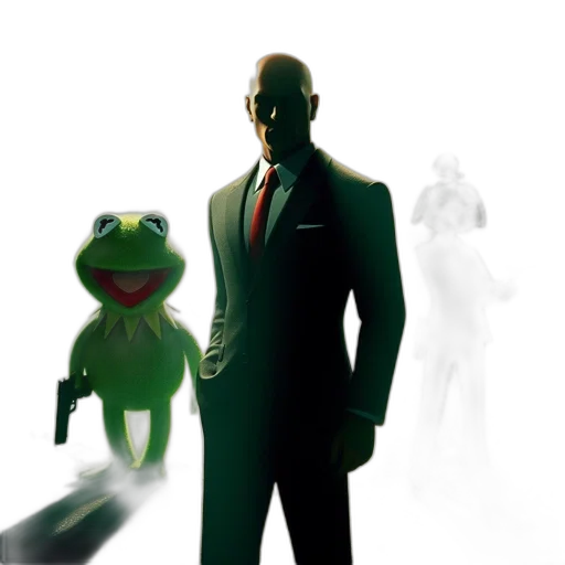 concept art, 3d render, formally, dressed transparent PNG cut-out