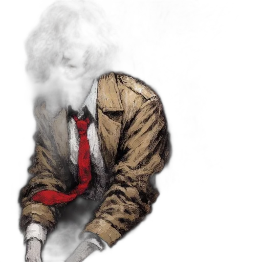 jacket, mask, face, concept art transparent PNG cut-out