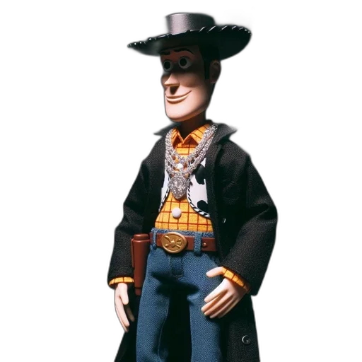 staff, hat, jacket, 3d render transparent PNG cut-out