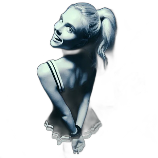 face, dress, jewelry, hair transparent PNG cut-out