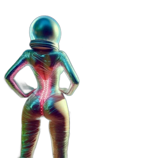 robot, dress, jacket, 3d render transparent PNG cut-out