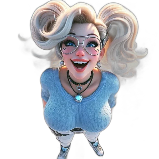 staff, face, mask, 3d render transparent PNG cut-out