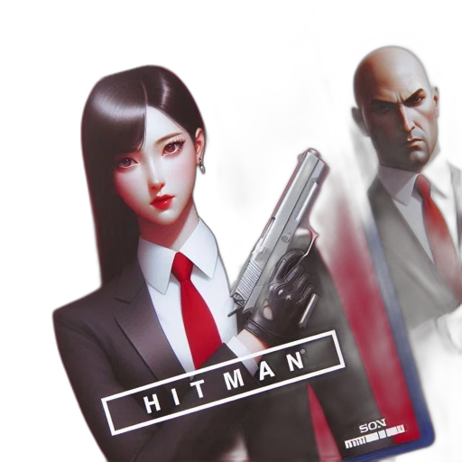 concept art, comic book art, 3d render, cyberpunk transparent PNG cut-out