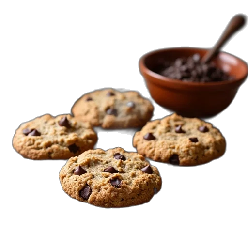 food, photorealistic, 3d render, chocolate transparent PNG cut-out