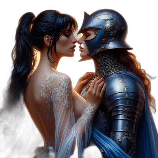 fantasy art, comic book art, concept art, photorealistic transparent PNG cut-out