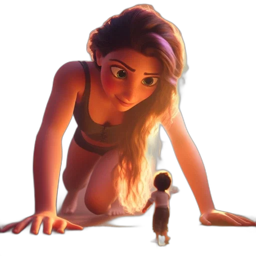 concept art, pixel art, 3d render, fantasy art transparent PNG cut-out