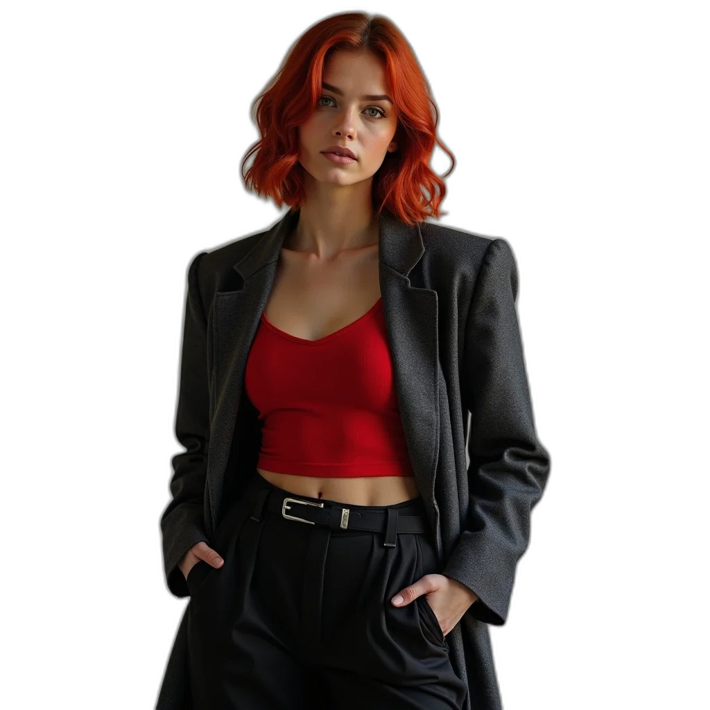 jacket, staff, jewelry, concept art transparent PNG cut-out