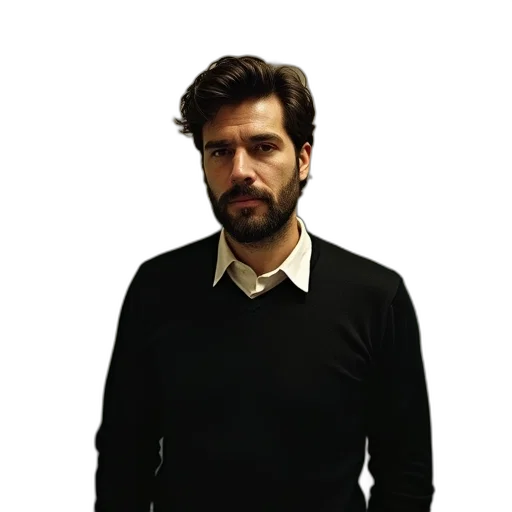 jacket, staff, animal, face transparent PNG cut-out