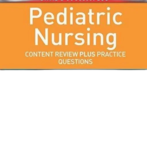 book, titled, pediatric, nursing transparent PNG cut-out