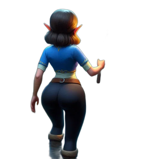 staff, hat, jacket, weapon transparent PNG cut-out