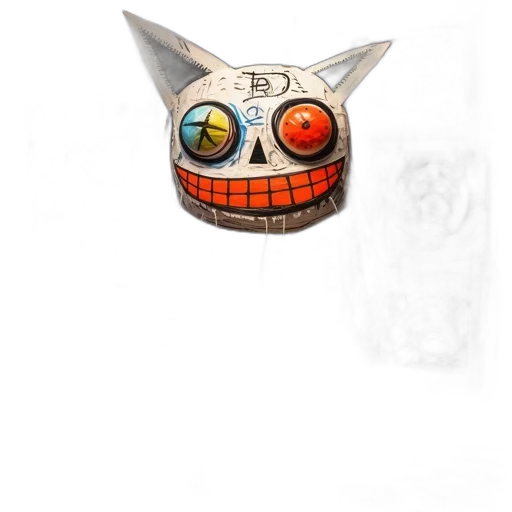 mask, hat, robot, face transparent PNG cut-out