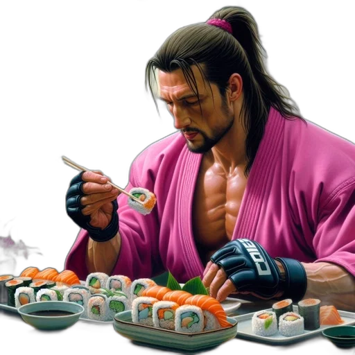 food, photorealistic, concept art, vaporwave transparent PNG cut-out