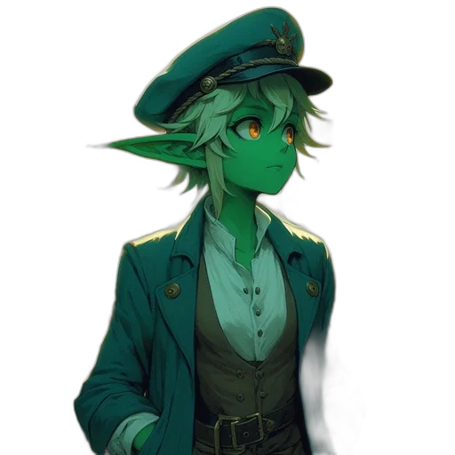 staff, hat, mask, jacket transparent PNG cut-out