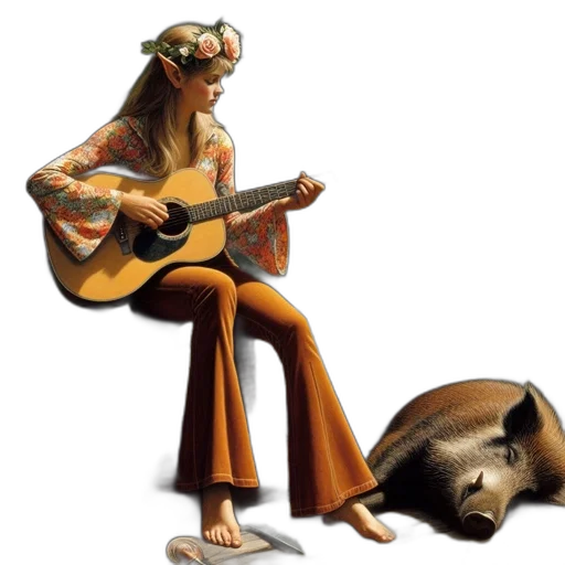 concept art, photorealistic, oil painting, 3d render transparent PNG cut-out