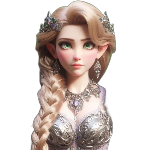 crown, jewelry, dress, fantasy art transparent PNG cut-out