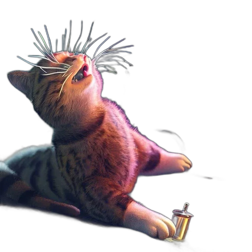 animal, creature, staff, hair transparent PNG cut-out