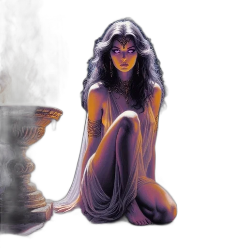 concept art, comic book art, fantasy art, photorealistic transparent PNG cut-out