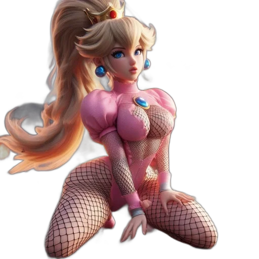3d render, concept art, fantasy art, anime transparent PNG cut-out