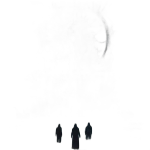 dress, jacket, staff, mask transparent PNG cut-out