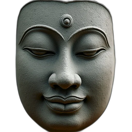 mask, face, jewelry, staff transparent PNG cut-out