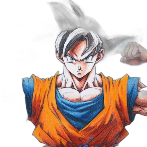 concept art, comic book art, anime, watercolor transparent PNG cut-out