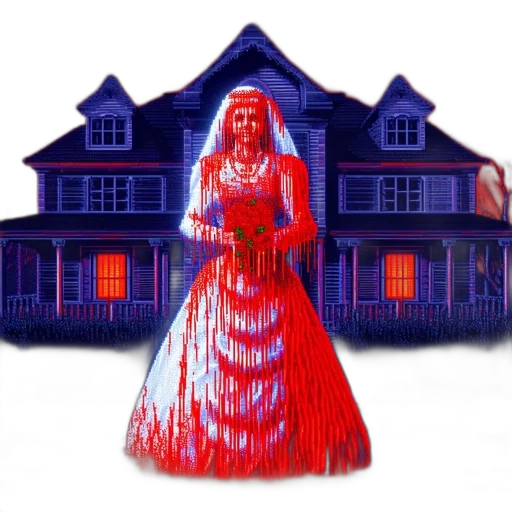 dress, pixel art, concept art, 3d render transparent PNG cut-out