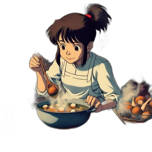 food, concept art, pixel art, anime transparent PNG cut-out