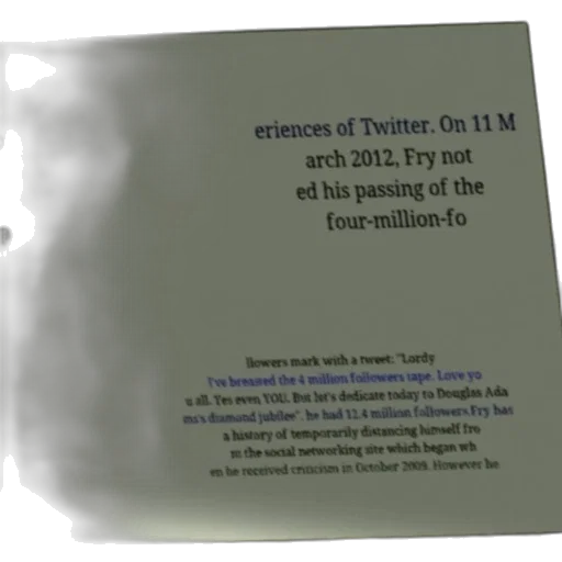 tweet, stephen, fry, celebrating transparent PNG cut-out