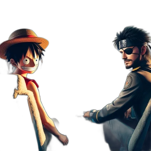 concept art, comic book art, anime, pixel art transparent PNG cut-out