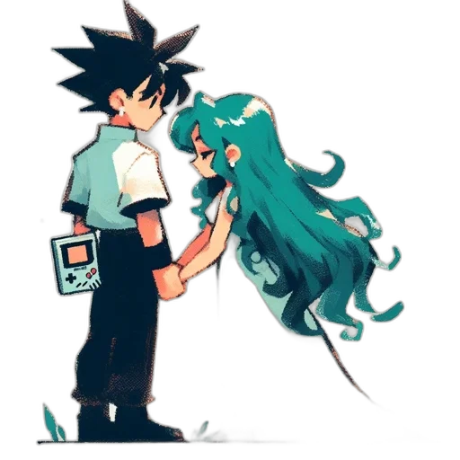 dress, anime, pixel art, concept art transparent PNG cut-out