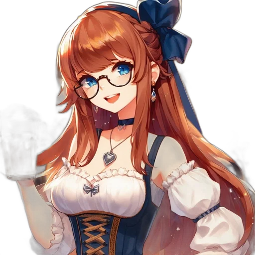 dress, staff, crown, face transparent PNG cut-out