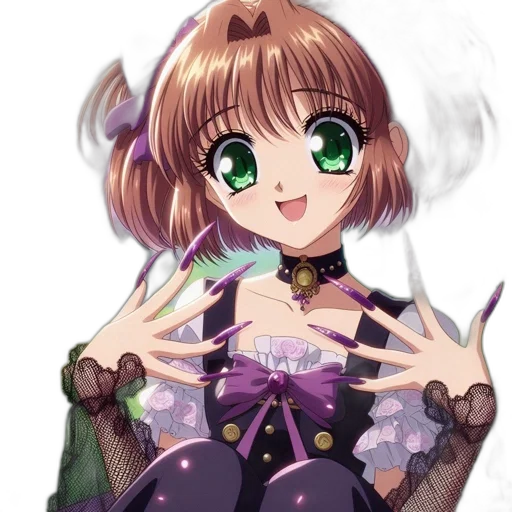 jewelry, dress, staff, anime transparent PNG cut-out