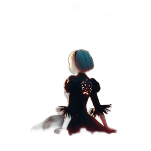 robot, dress, creature, weapon transparent PNG cut-out