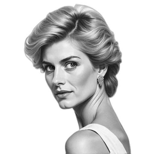 face, crown, hair, jewelry transparent PNG cut-out