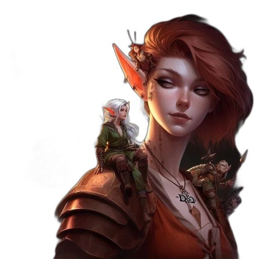 dragon, staff, fantasy art, concept art transparent PNG cut-out