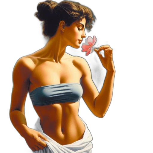 jewelry, photorealistic, oil painting, comic book art transparent PNG cut-out
