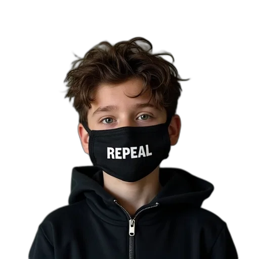 mask, jacket, face, weapon transparent PNG cut-out