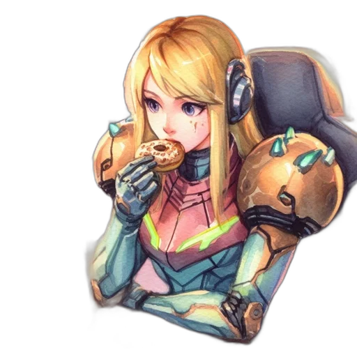robot, weapon, staff, face transparent PNG cut-out