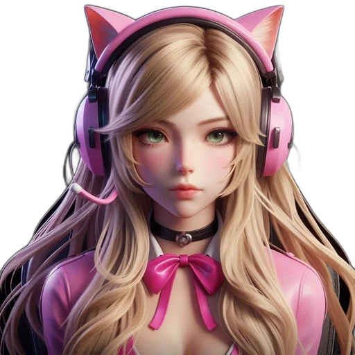staff, face, fantasy art, 3d render transparent PNG cut-out
