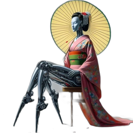 robot, dress, furniture, creature transparent PNG cut-out