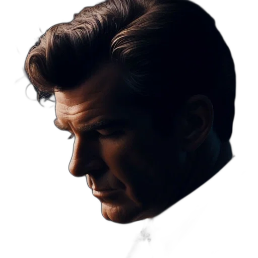 hair, face, crown, jacket transparent PNG cut-out