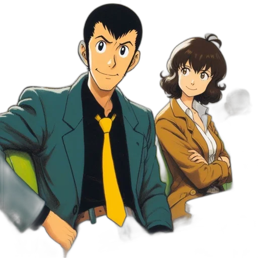 jacket, anime, concept art, cartoon transparent PNG cut-out