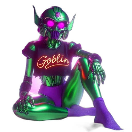 robot, jewelry, concept art, 3d render transparent PNG cut-out