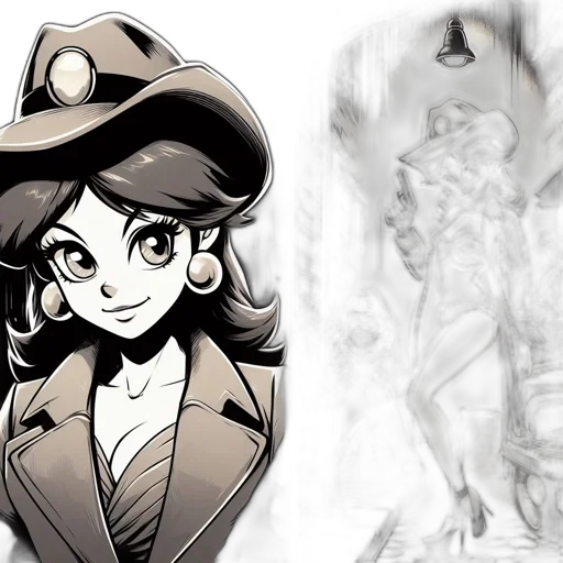 comic book art, concept art, cartoon, fantasy art transparent PNG cut-out